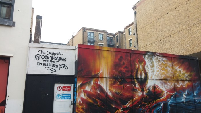 Photo of scaffolding in Shoreditch