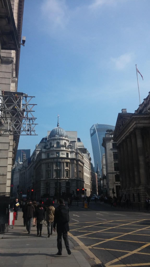Image of old and new buildings in central London