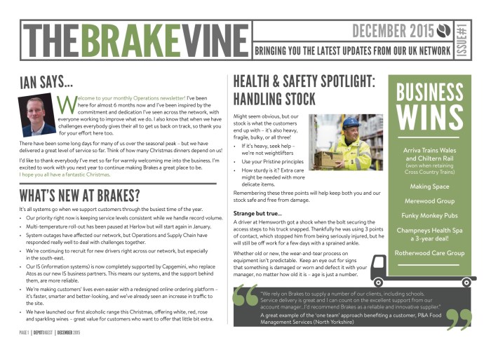 The BrakeVine (December 2015)